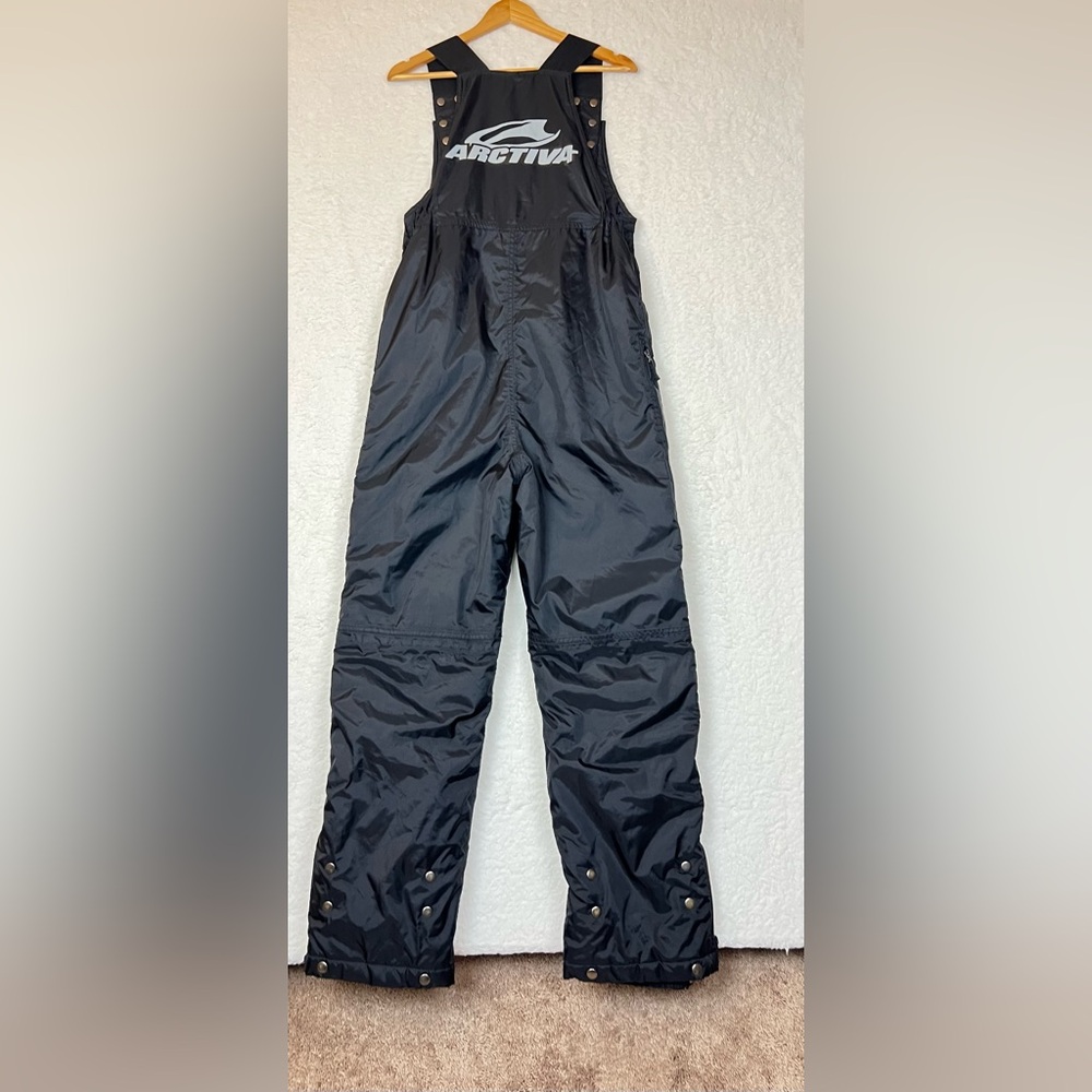 Women's Black Snow Bibs - Insulated Winter Overalls Size Small